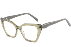 Butterfly Green Acetate Glasses #BS2425-0708