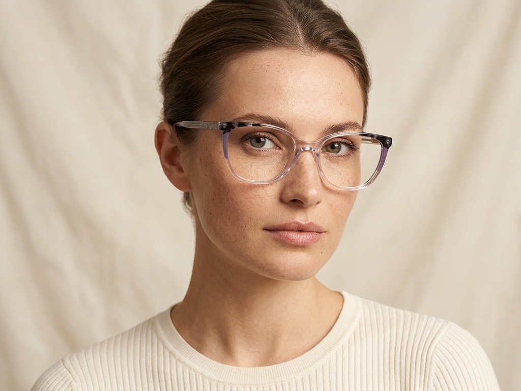 BS2425-0736_Transparent_Butterfly_Acetate_Glasses_corner-tryon_female