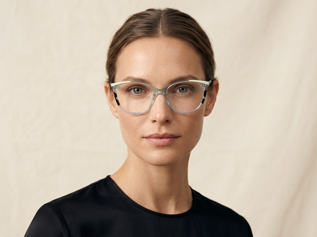 BS2425-0739_Green_Butterfly_Acetate_Glasses_corner-tryon_female