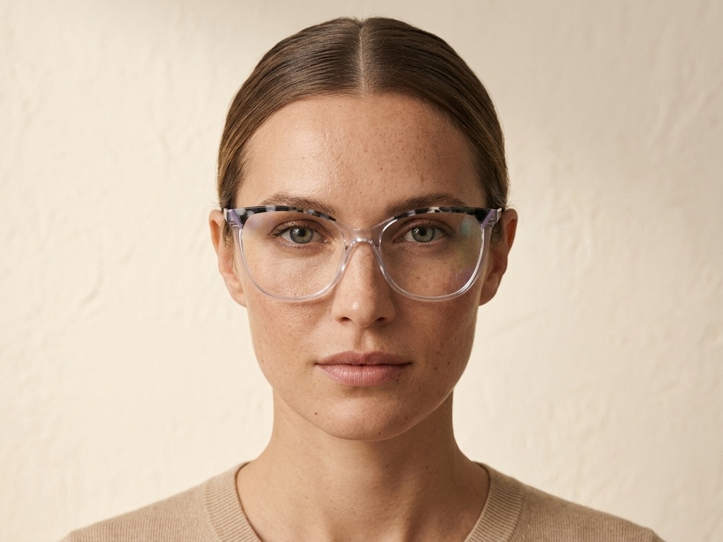 BS2425-0760_Transparent_Butterfly_Acetate_Glasses_corner-tryon_female