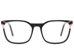 BS2425-0761_Black_Rectangular_Acetate_Glasses_front