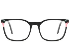 BS2425-0761_Black_Rectangular_Acetate_Glasses_front