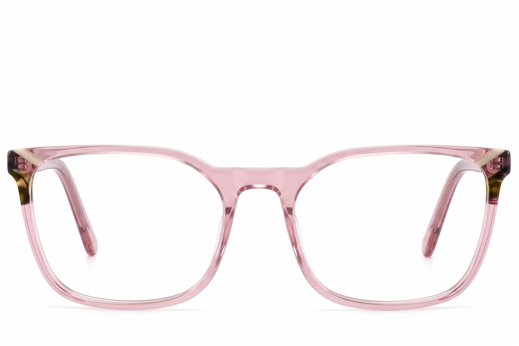 BS2425-0762_Pink_Rectangular_Acetate_Glasses_corner-front
