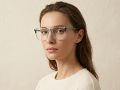 BS2425-0763_Green_Rectangular_Acetate_Glasses_corner-tryon_female