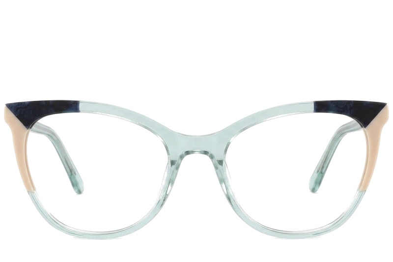 BS2425-0772_Green_Butterfly_Acetate_Glasses_corner-front