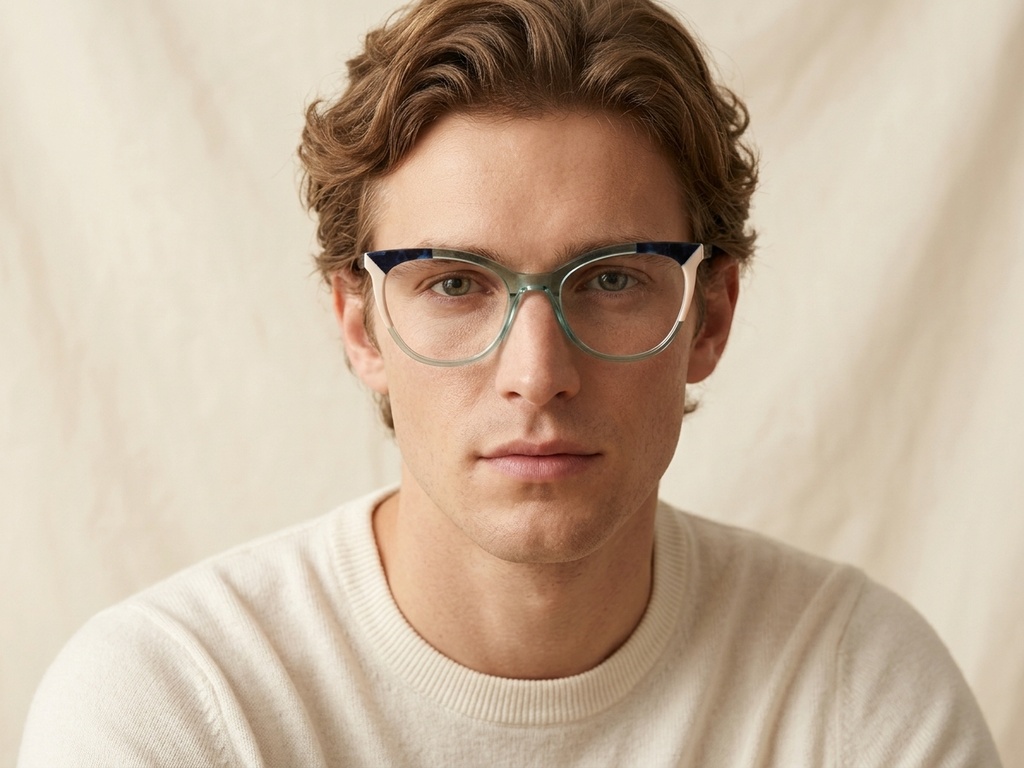 BS2425-0772_Green_Butterfly_Acetate_Glasses_corner-tryon_male