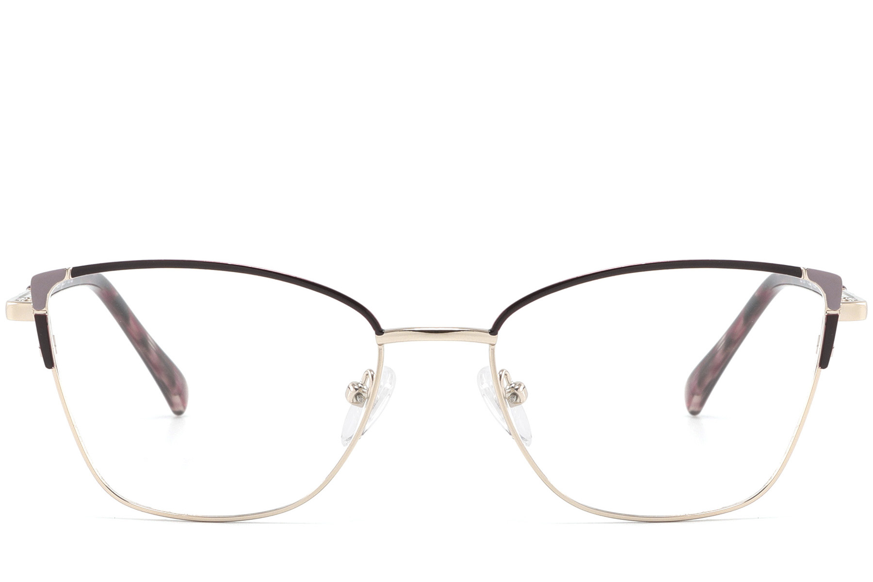 BS2425-0783_Purple_Butterfly_Metal_Glasses_front