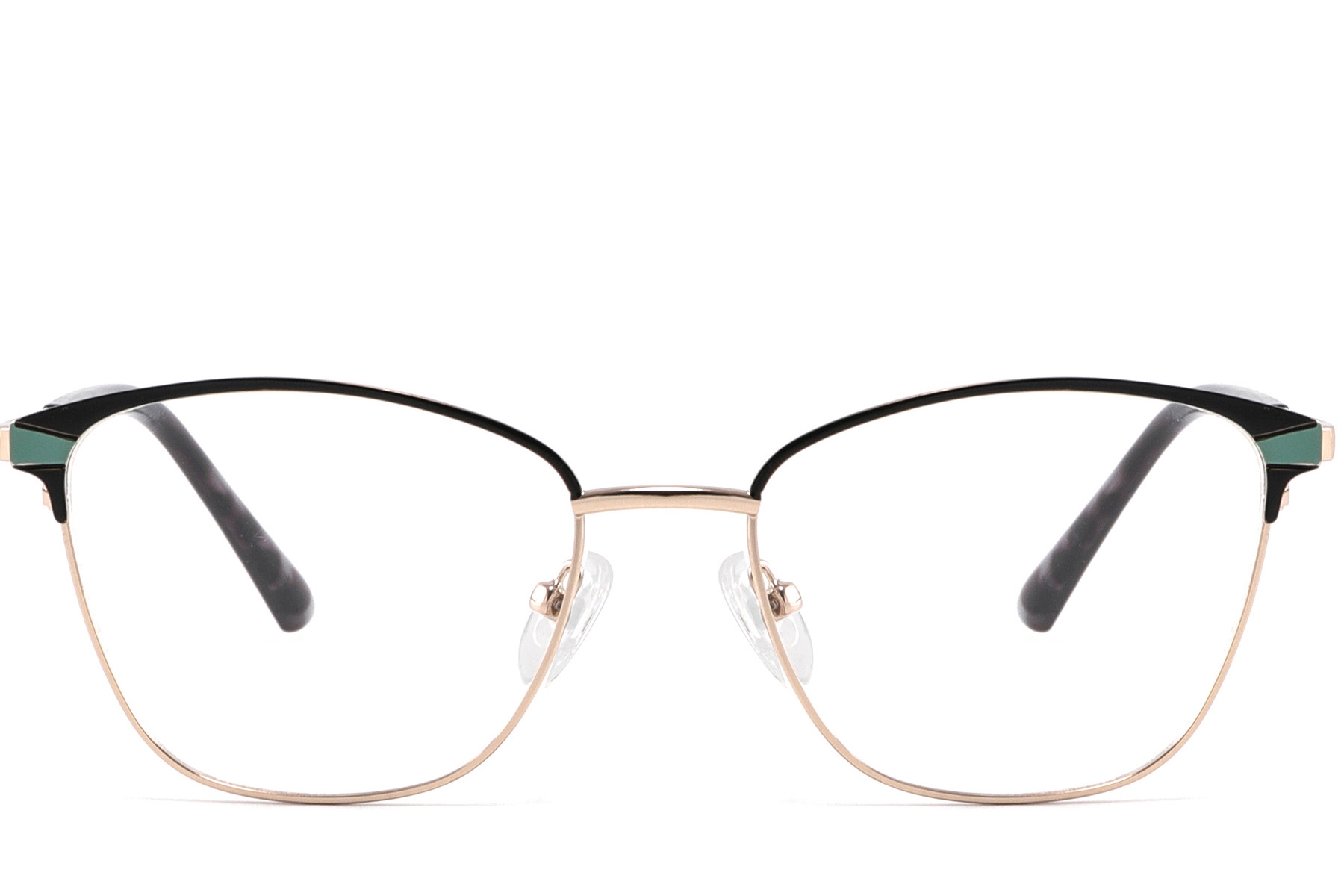 BS2425-0785_Black_Butterfly_Metal_Glasses_front