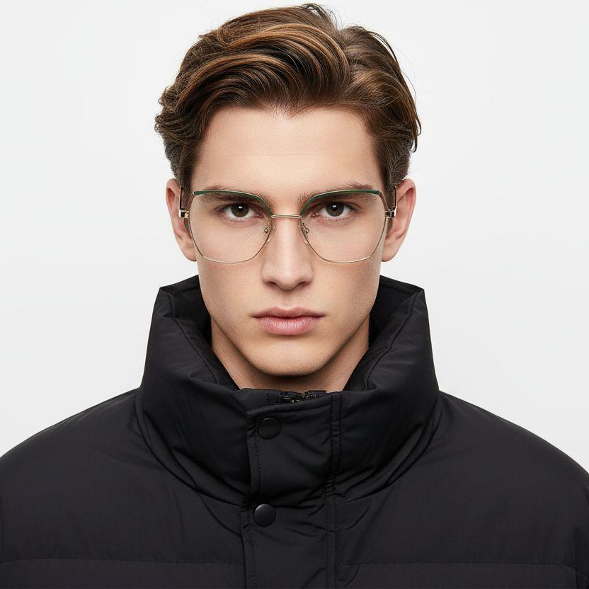 bs2425-0822_green_geometric_metal_glasses_model