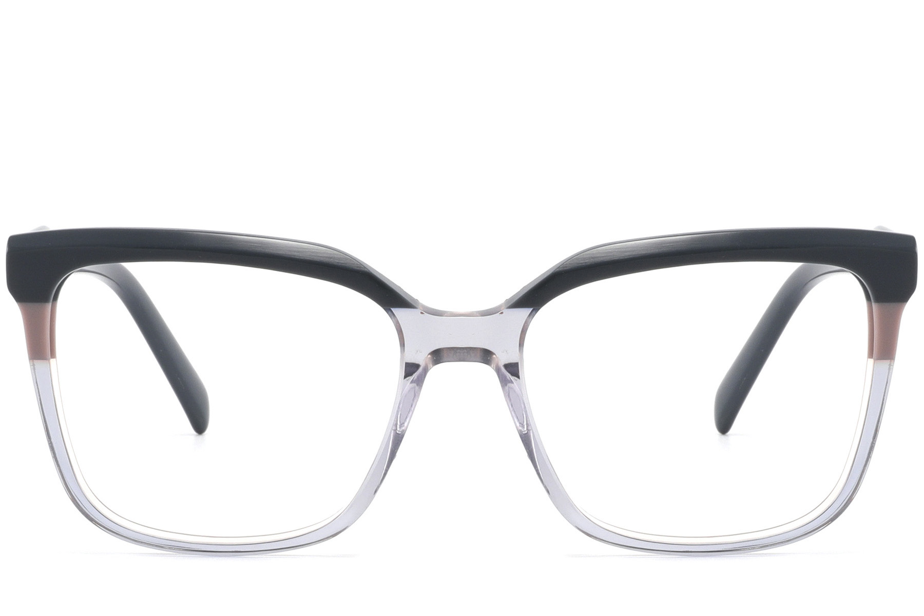 BS2425-0856_Blue_Rectangular_Acetate_Glasses_front