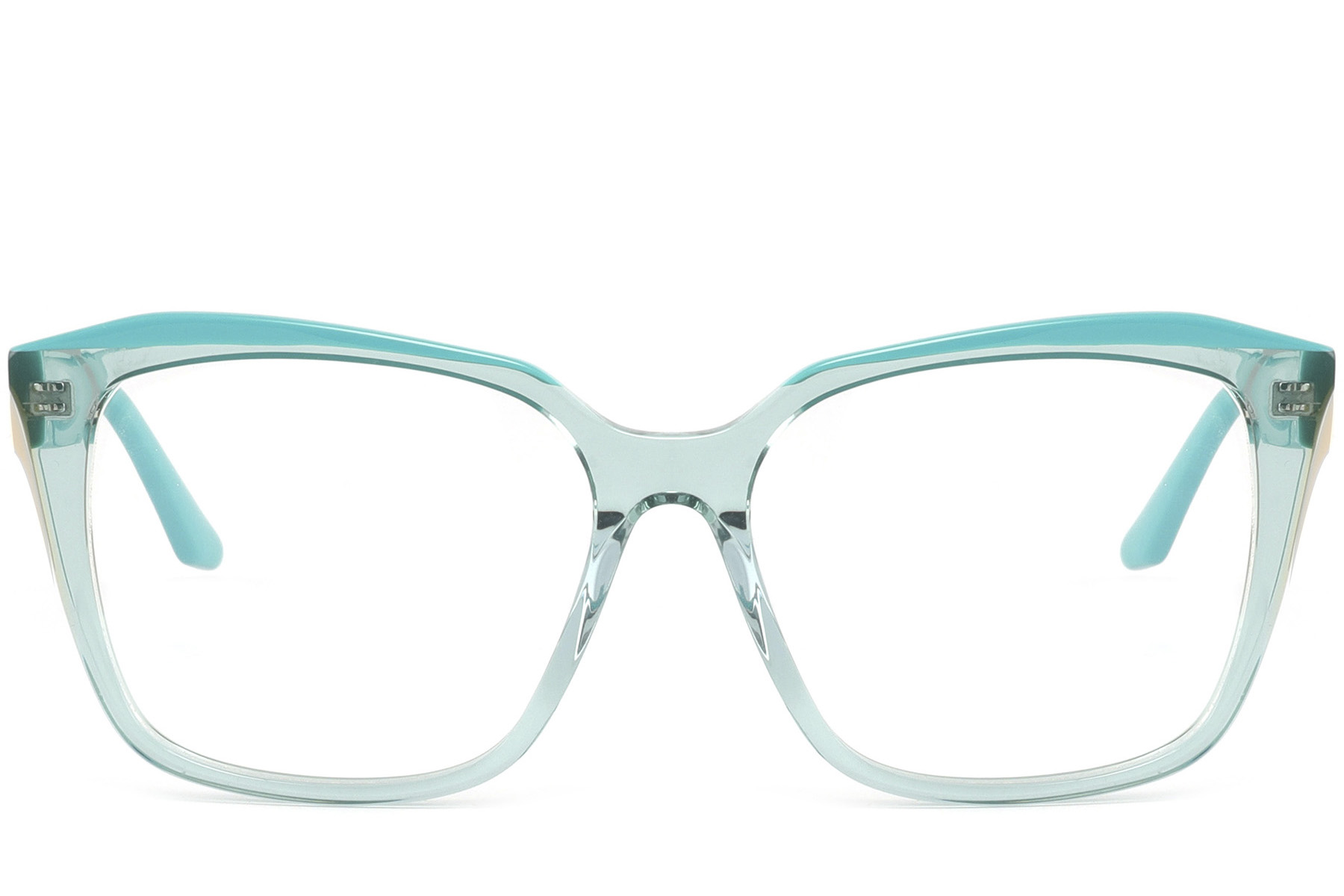 BS2425-0879_Blue_Rectangular_Acetate_Glasses_front