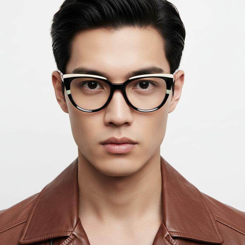 bs2425-0881_black_oval_acetate_glasses_model