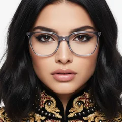bs2425-0894_blue_rectangular_acetate_glasses_model