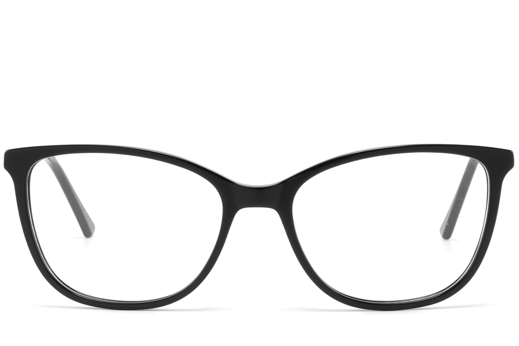 BS2425-0919_Black_Butterfly_Acetate_Glasses_front