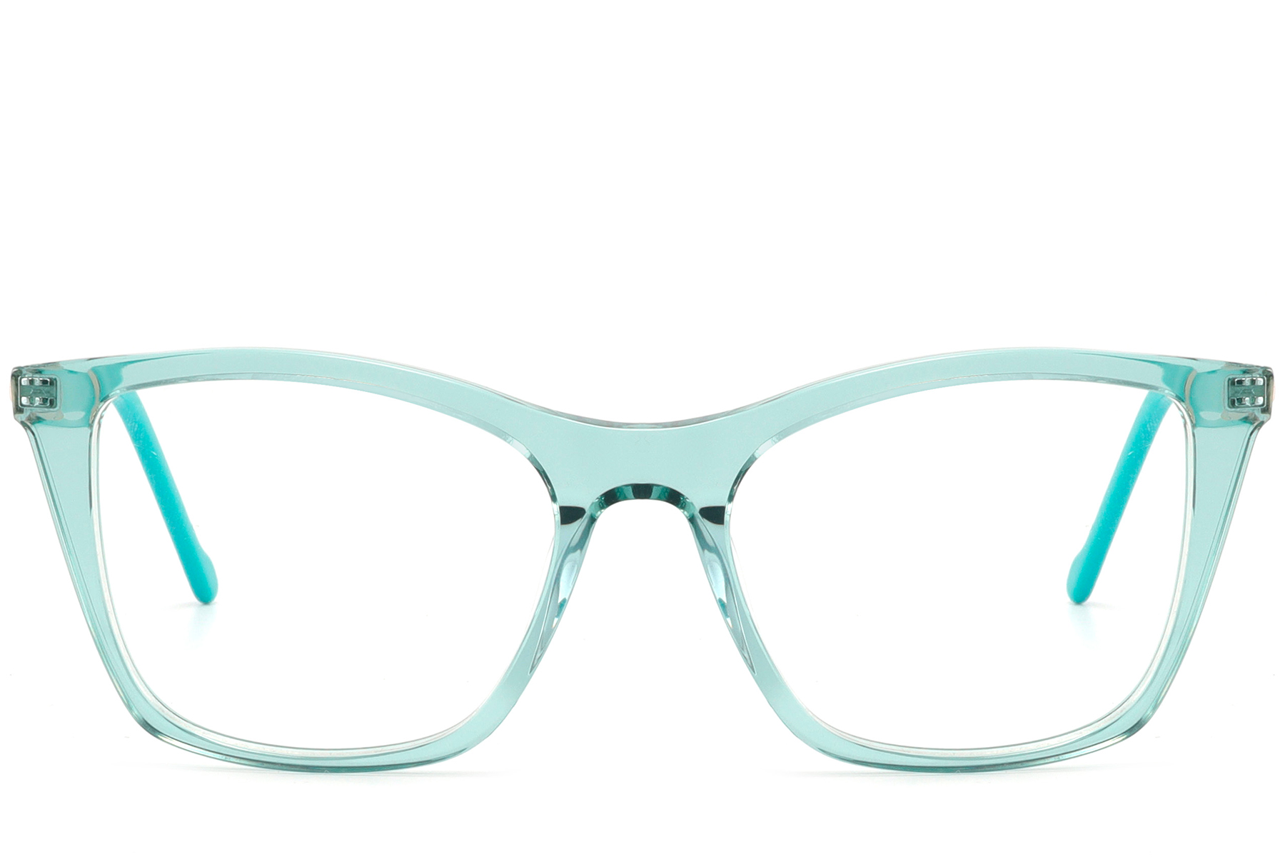 BS2425-0935_Green_Butterfly_Acetate_Glasses_front