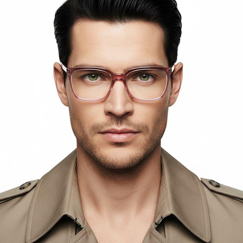 bs2425-0947_pink_rectangular_acetate_glasses_front_model