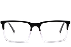 BS2425-0957_Black_Rectangular_Acetate_Glasses_front