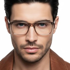 bs2425-0970_brown_rectangular_acetate_glasses_model
