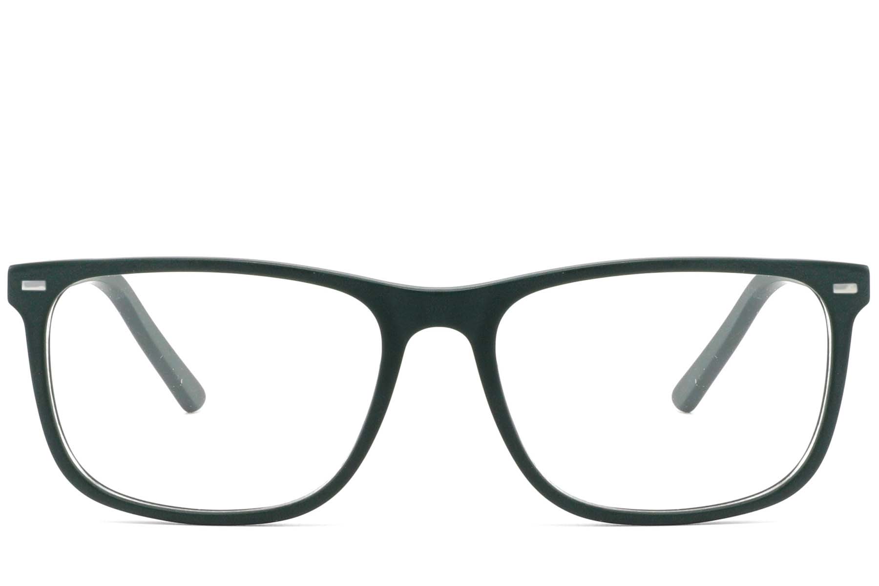 BS2425-1007_Green_Rectangular_Acetate_Glasses_front