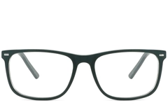 BS2425-1007_Green_Rectangular_Acetate_Glasses_front