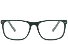 BS2425-1007_Green_Rectangular_Acetate_Glasses_front