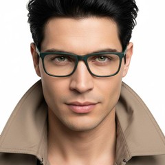 bs2425-1007_green_rectangular_acetate_glasses_model