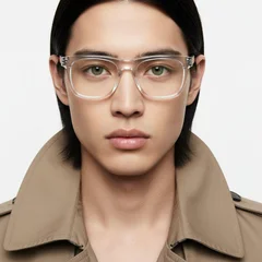 bs2425-1012_transparent_rectangular_acetate_glasses_model