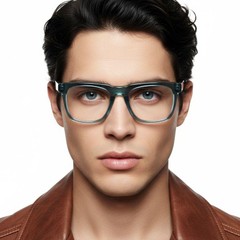 bs2425-1015_green_rectangular_acetate_glasses_model