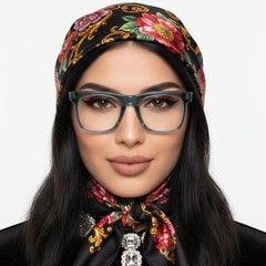 bs2425-1015_green_rectangular_acetate_glasses_model