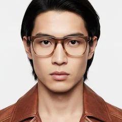 bs2425-1016_brown_rectangular_acetate_glasses_model