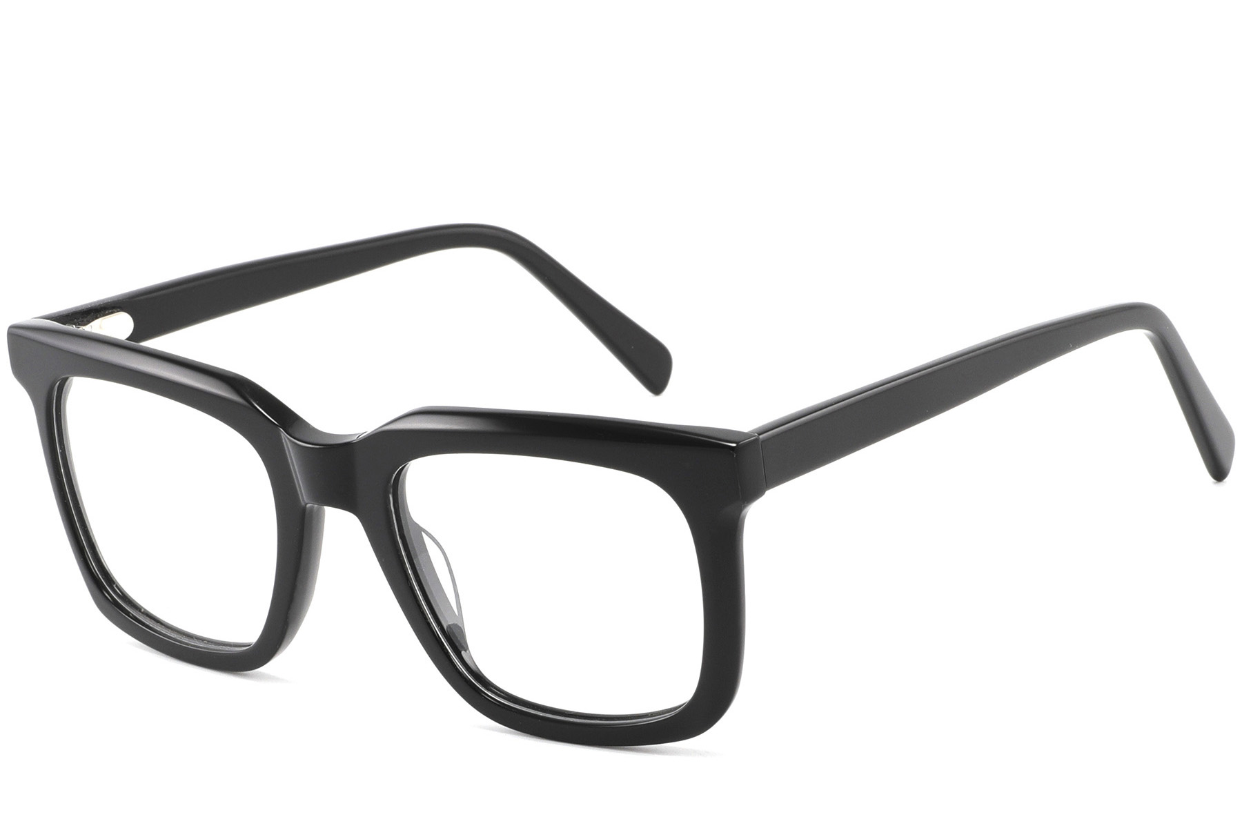 BS2425-1034_Black_Rectangular_Acetate_Glasses_corner