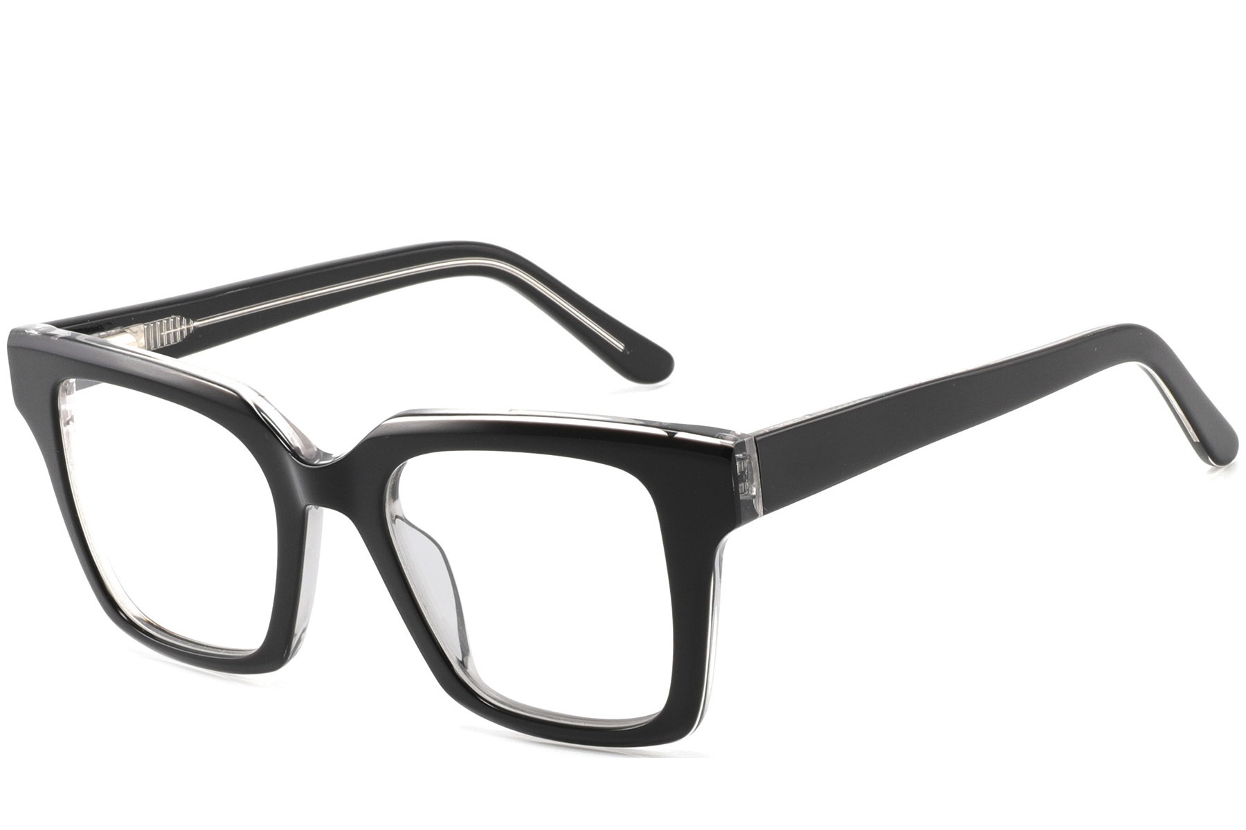 BS2425-1058_Black_Rectangular_Acetate_Glasses_corner