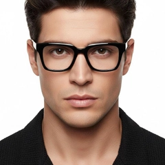 BS2425-1058_Black_Rectangular_Acetate_Glasses_model