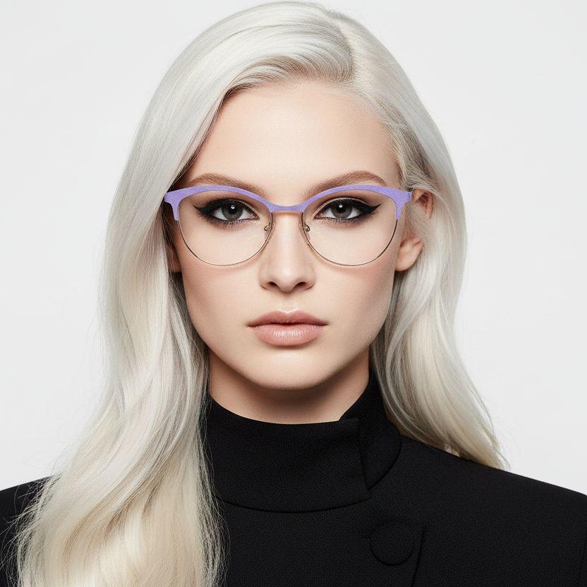 BS2425-1086_Purple_Oval_Metal_Glasses_model