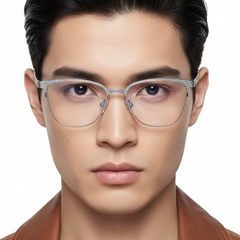 bs2425-1091_blue_rectangular_metal_glasses_model