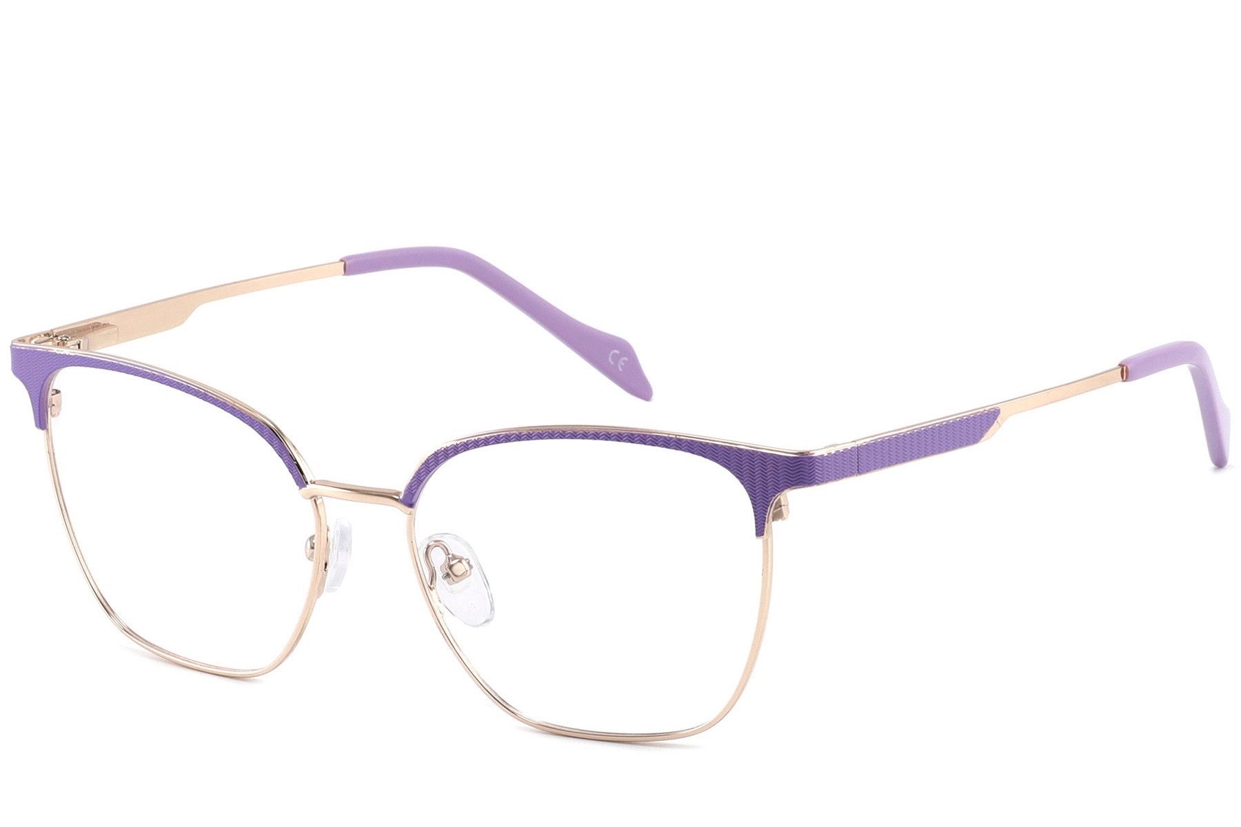 BS2425-1103_Purple_Rectangular_Metal_Glasses_corner