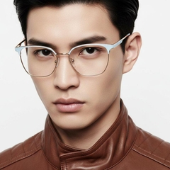 bs2425-1104_blue_rectangular_metal_glasses_model