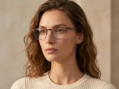 BS2425-1135_Brown_Rectangular_Metal_Glasses_corner-tryon_female