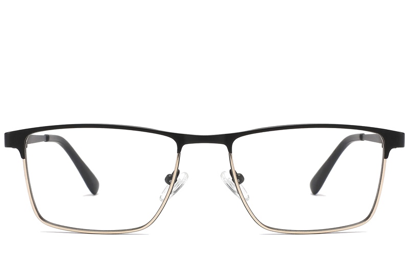 BS2425-1136_Black_Rectangular_Metal_Glasses_corner-front