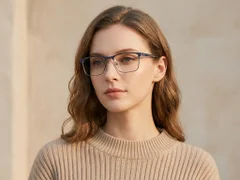 BS2425-1137_Blue_Rectangular_Metal_Glasses_corner-tryon_female