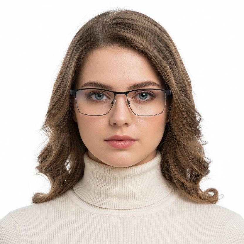 bs2425-1138_black_rectangular_metal_glasses_model