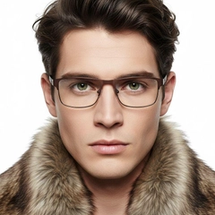 bs2425-1140_brown_rectangular_metal_glasses_model