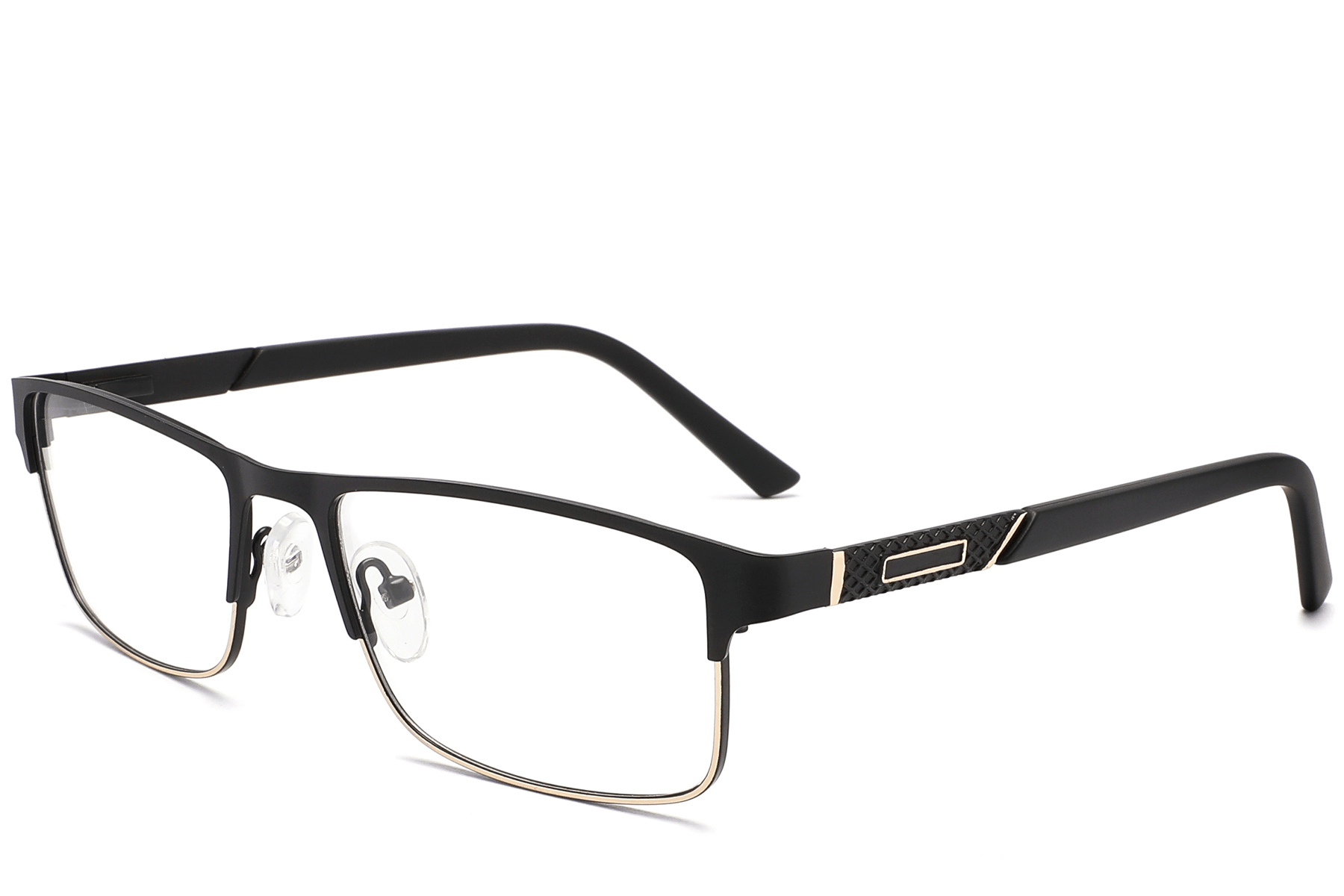 BS2425-1141_Black_Rectangular_Metal_Glasses_corner