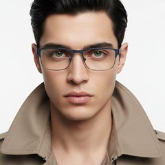bs2425-1142_blue_rectangular_metal_glasses_model