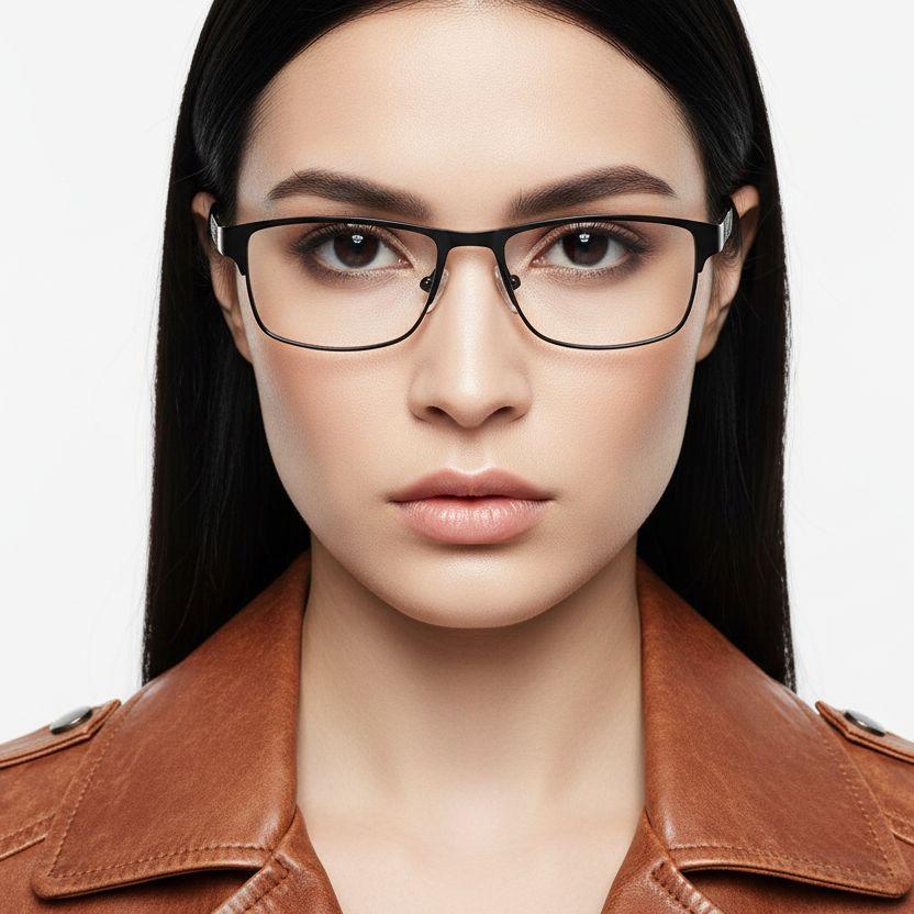 bs2425-1143_black_rectangular_metal_glasses_model