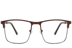 BS2425-1144_Brown_Rectangular_Metal_Glasses_corner-front