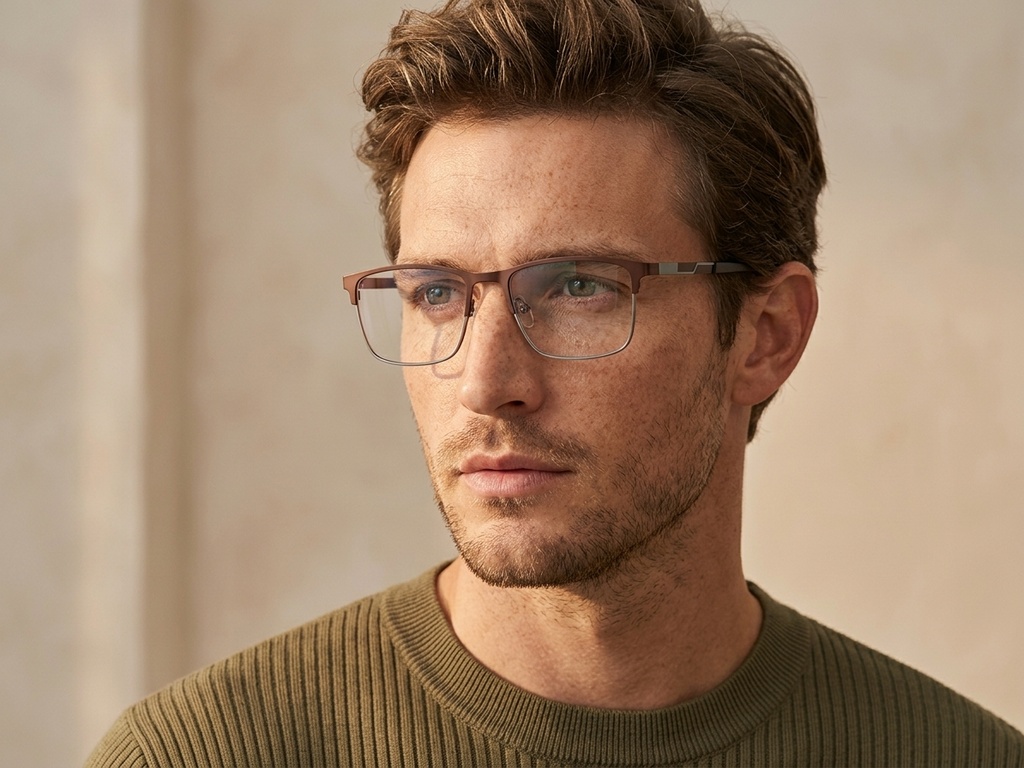 BS2425-1144_Brown_Rectangular_Metal_Glasses_corner-tryon_male