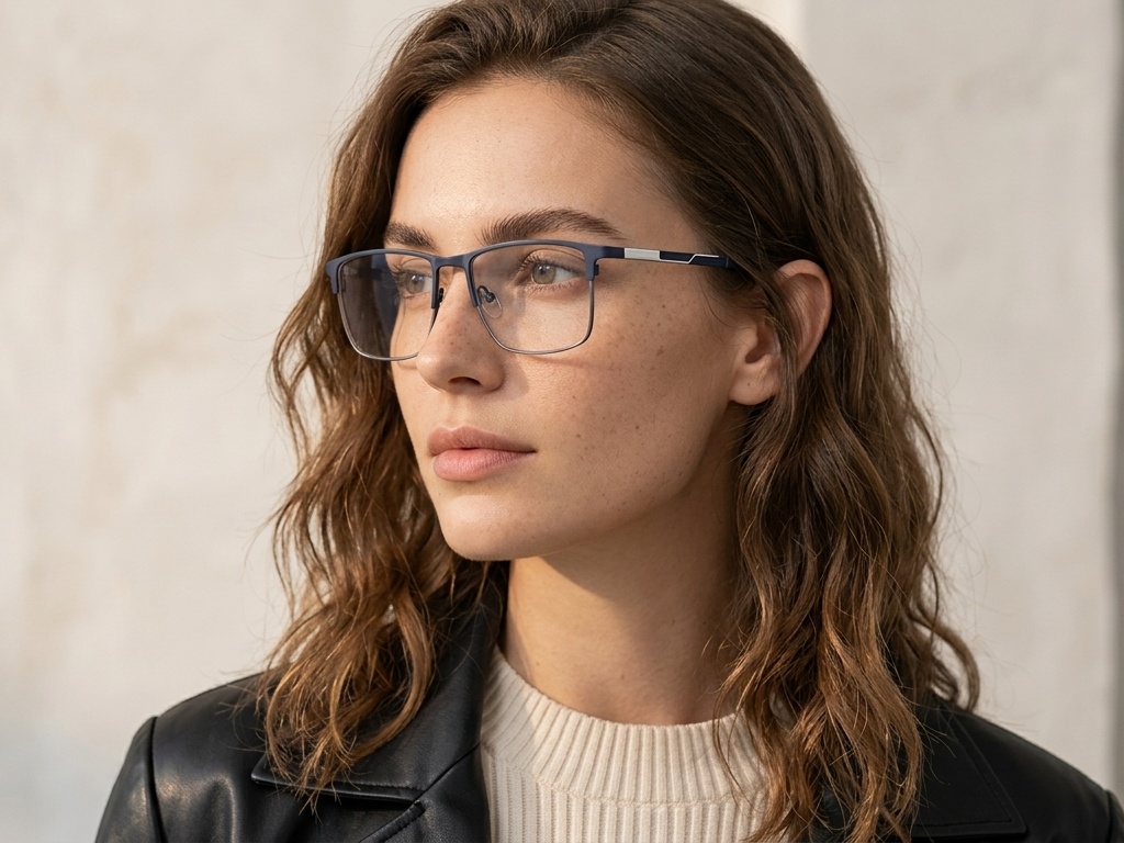 BS2425-1146_Blue_Rectangular_Metal_Glasses_corner-tryon_female