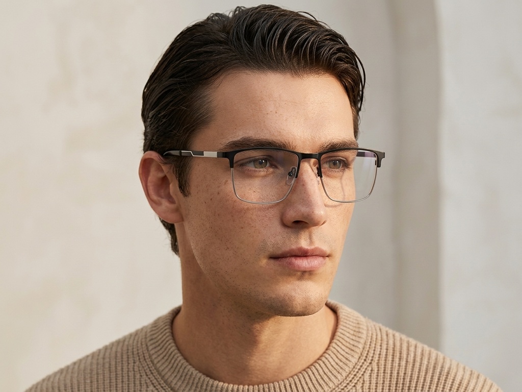 BS2425-1147_Black_Rectangular_Metal_Glasses_corner-tryon_male
