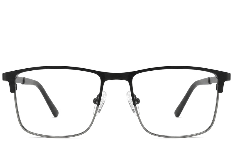 BS2425-1148_Black_Rectangular_Metal_Glasses_corner-front